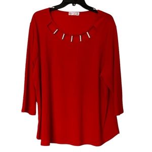 89th & Madison red top 3X